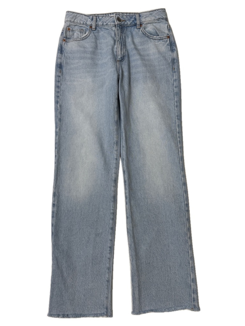 {Garage} '90s Straight Light Blue Relaxed Loose Jeans WJ18 - Picture 2 of 7